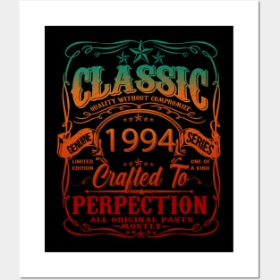 Vintage 1994 Limited Edition Shirt 30 Year old 30th Birthday Posters and Art